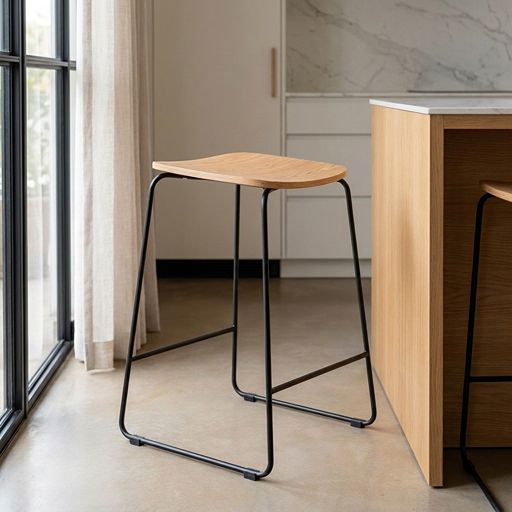 כסא בר דגם Basel Bar Stool
