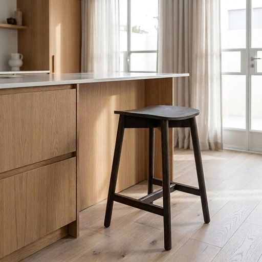כסא בר דגם Malmo Bar Stool חום מעושן